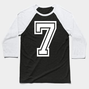 Numbers 7 for a sports team, group, or community Baseball T-Shirt
